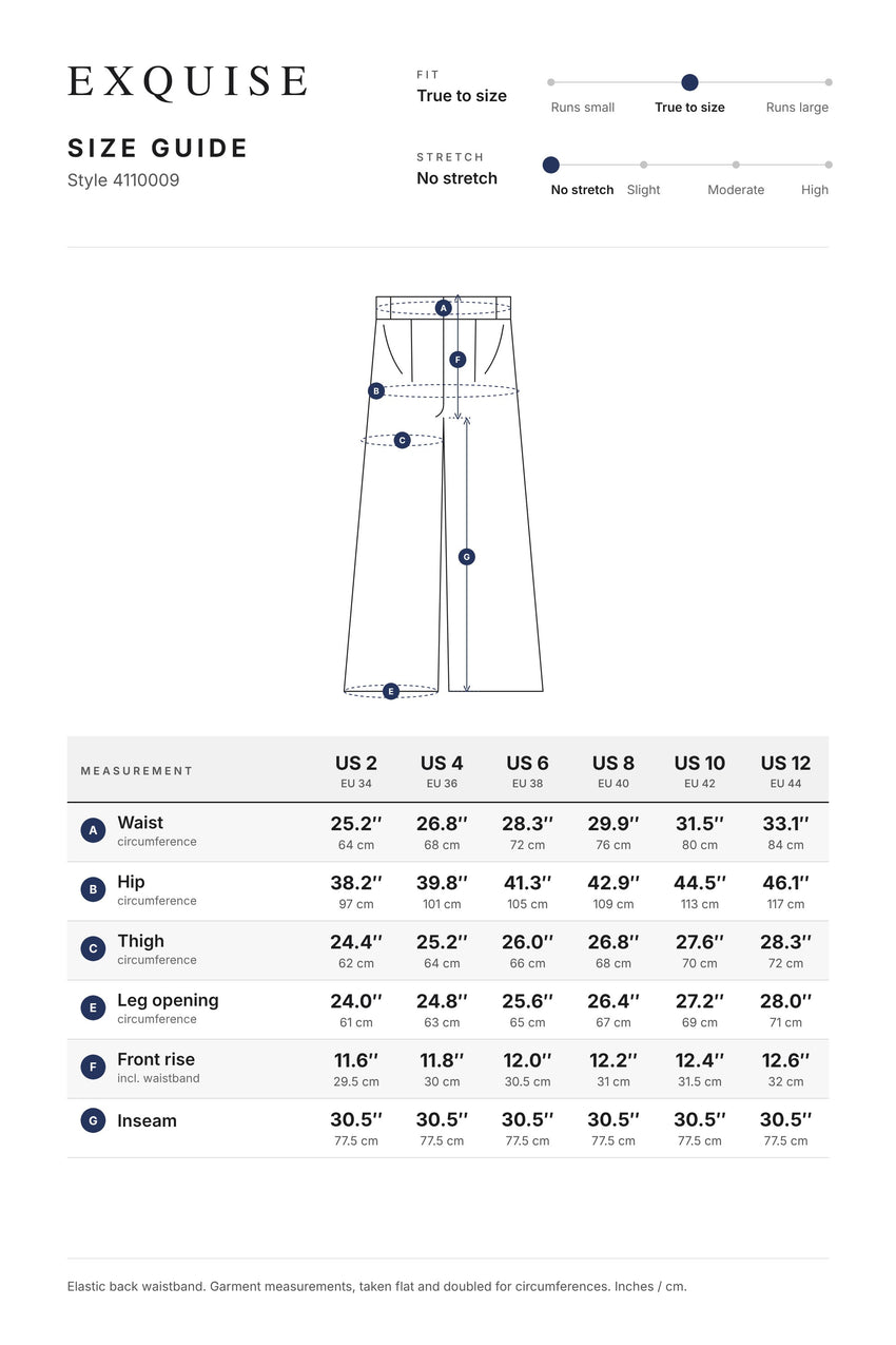 Size guide 4110009