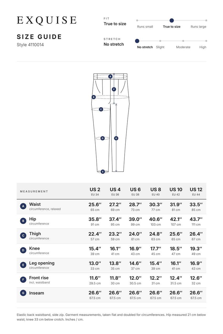 Size guide 4110014