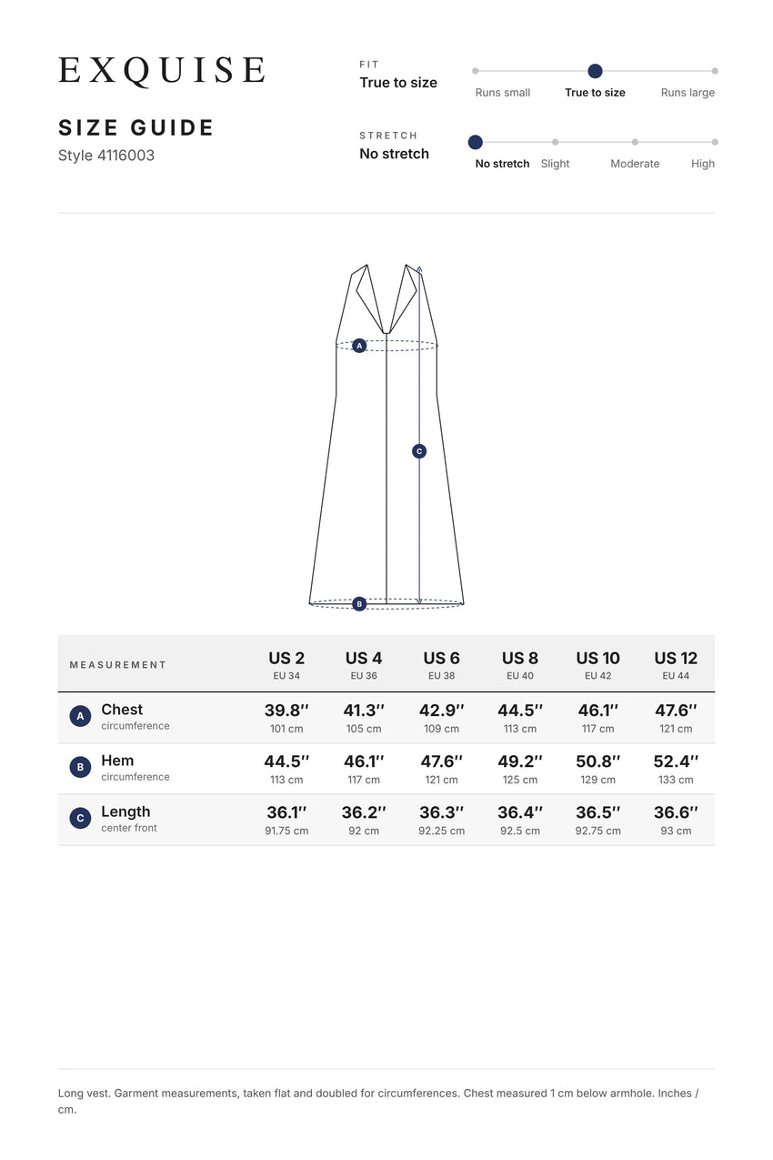 Size guide 4116003