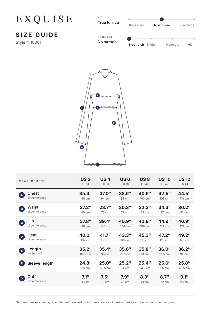 Size guide 4118001