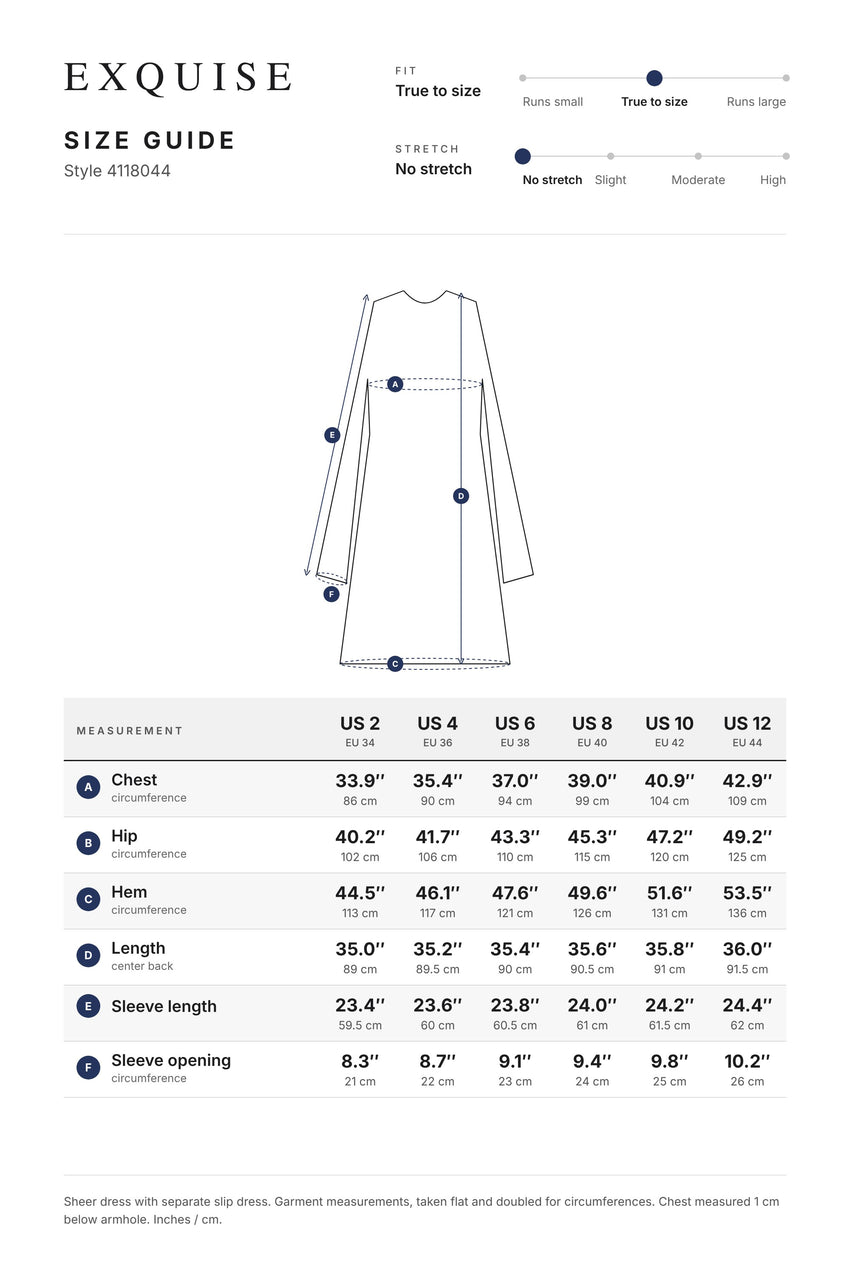 Size guide 4118044