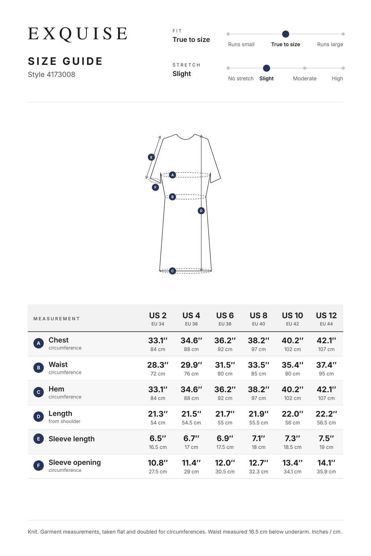 Size guide 4173008