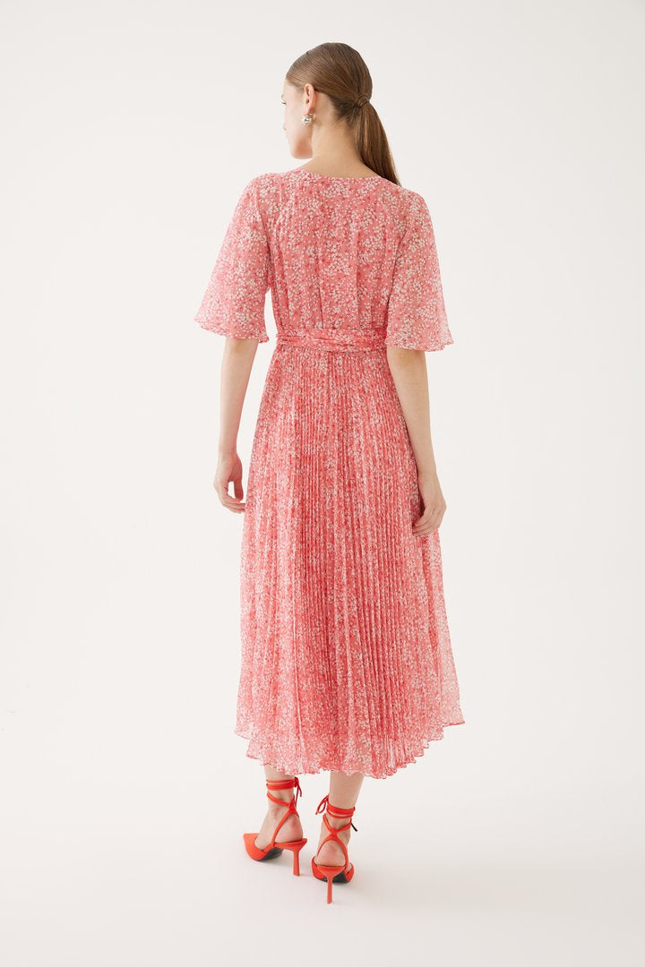 Bobo Dress Flared Dress-  PINK
