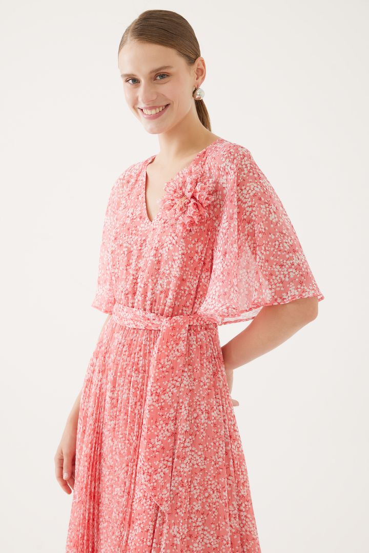 Bobo Dress Flared Dress-  PINK