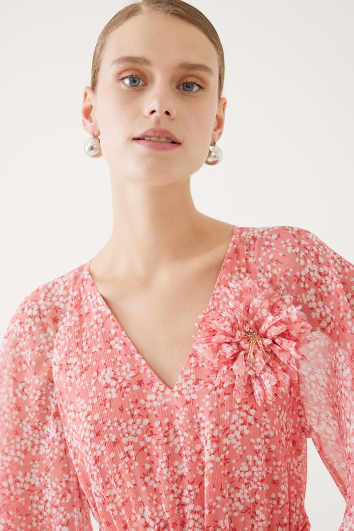 Bobo Dress Flared Dress-  PINK