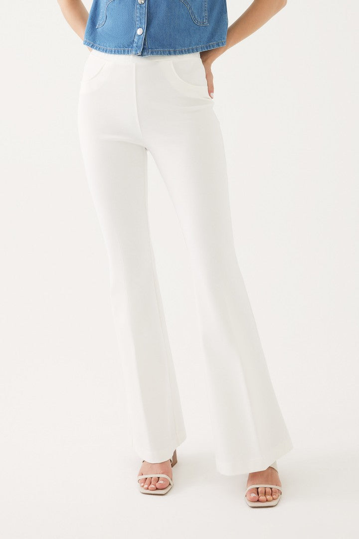 Flared Trousers - ECRU