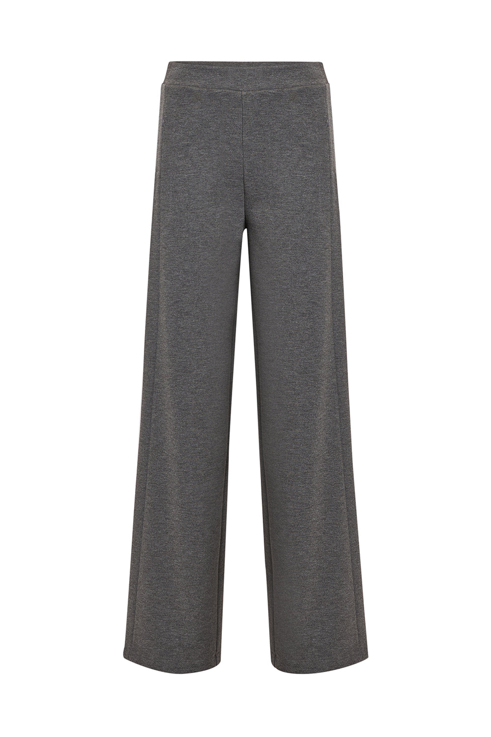 Drawstring Waist Knit Pants – GREY