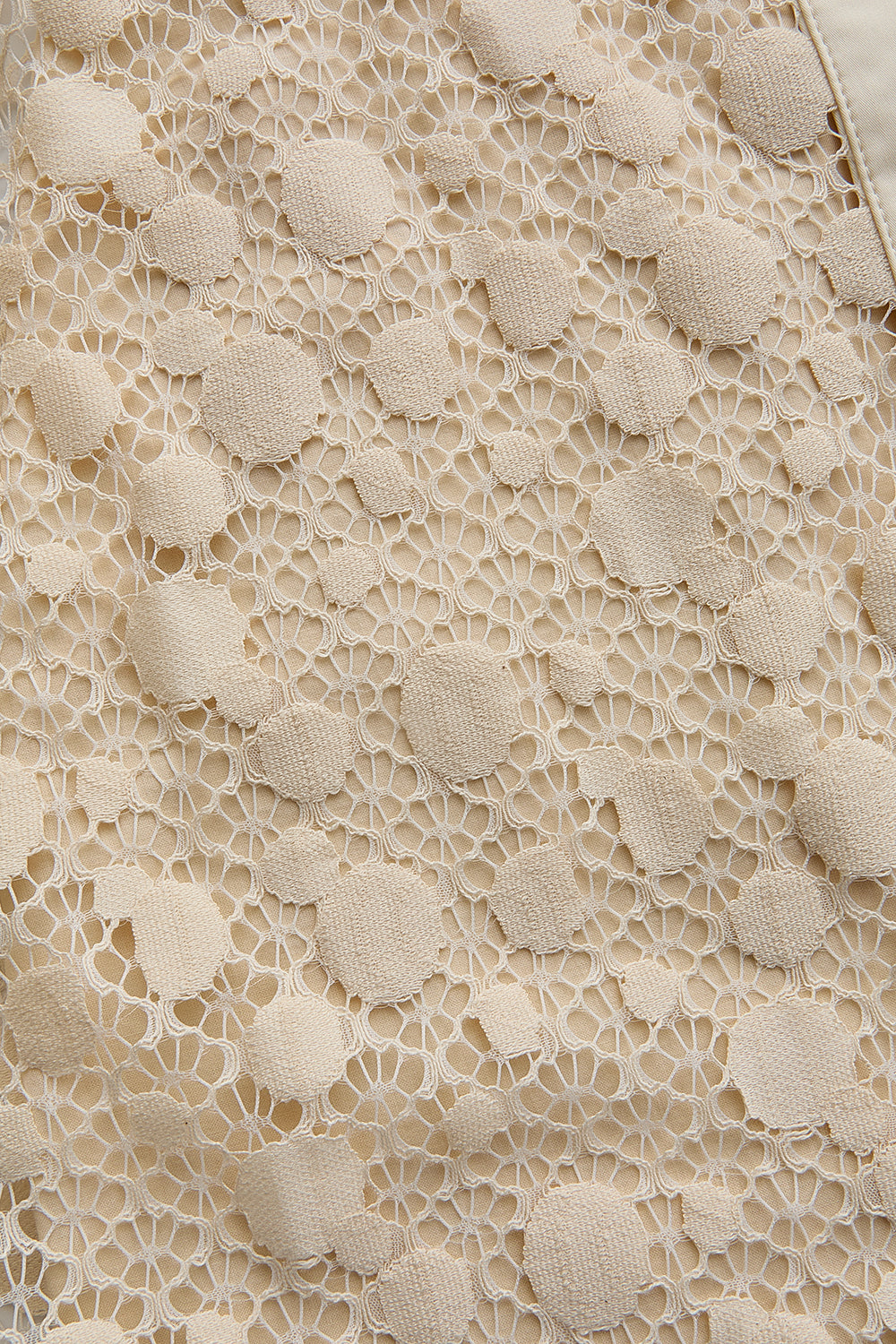 Cotton Lace-Detail Regular Fit Shirt