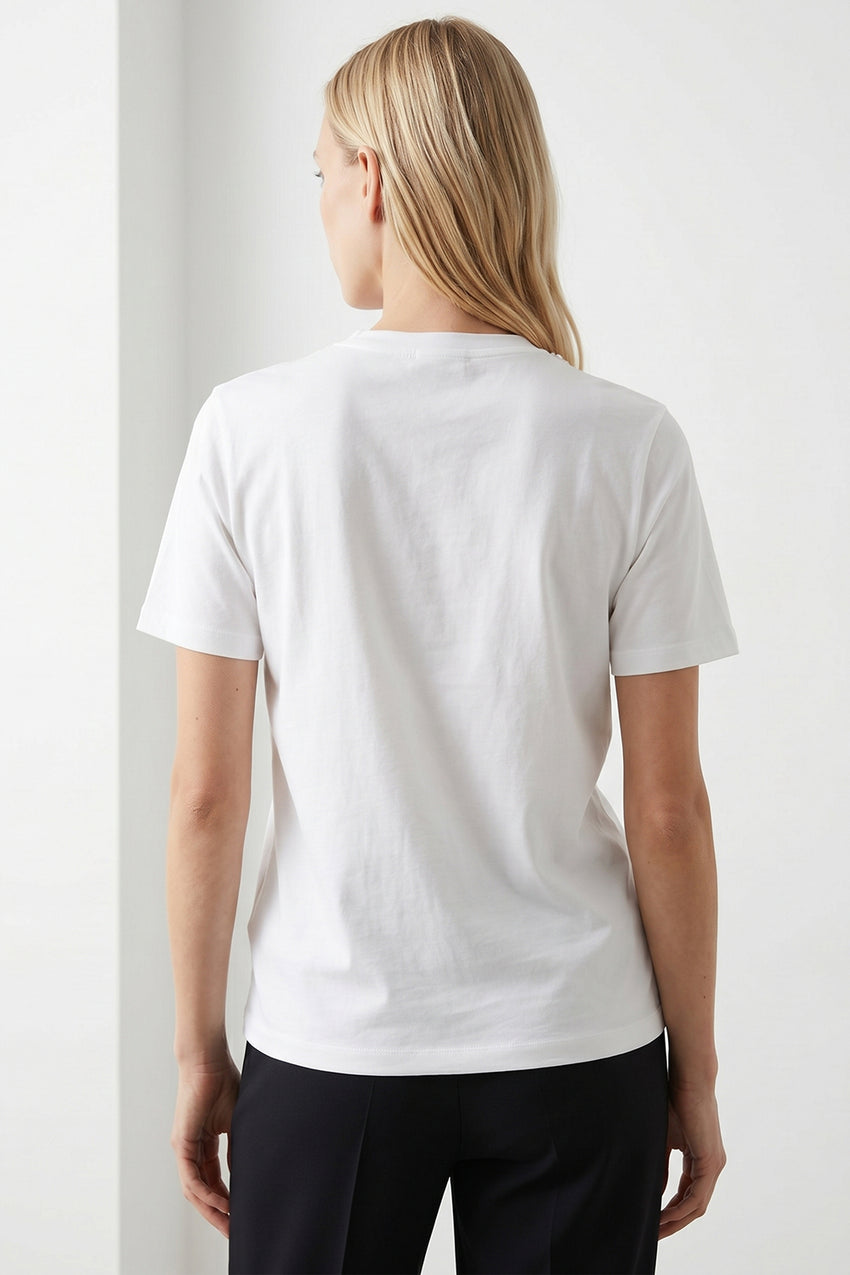 Liliana Knit Tshirt – BONE