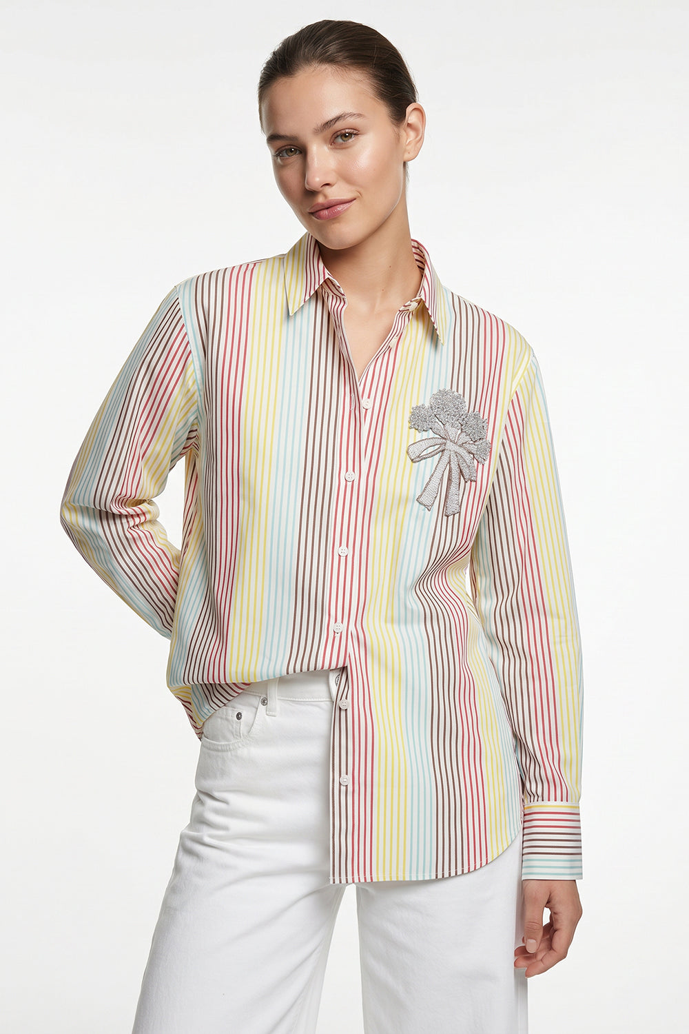 Fauve Long Slevee Shirt - MULTI COLOR