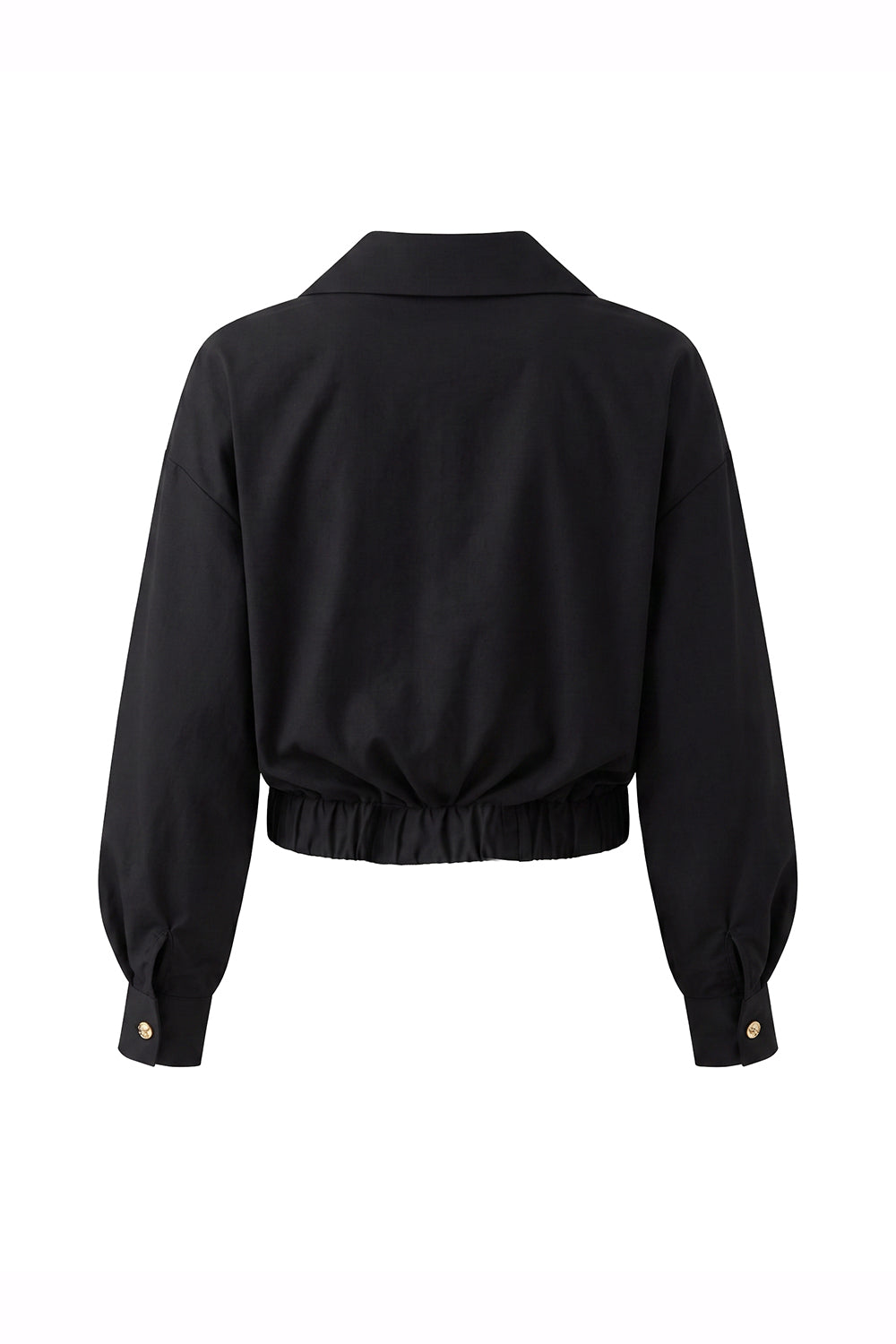 Romina Collar Jacket - Black