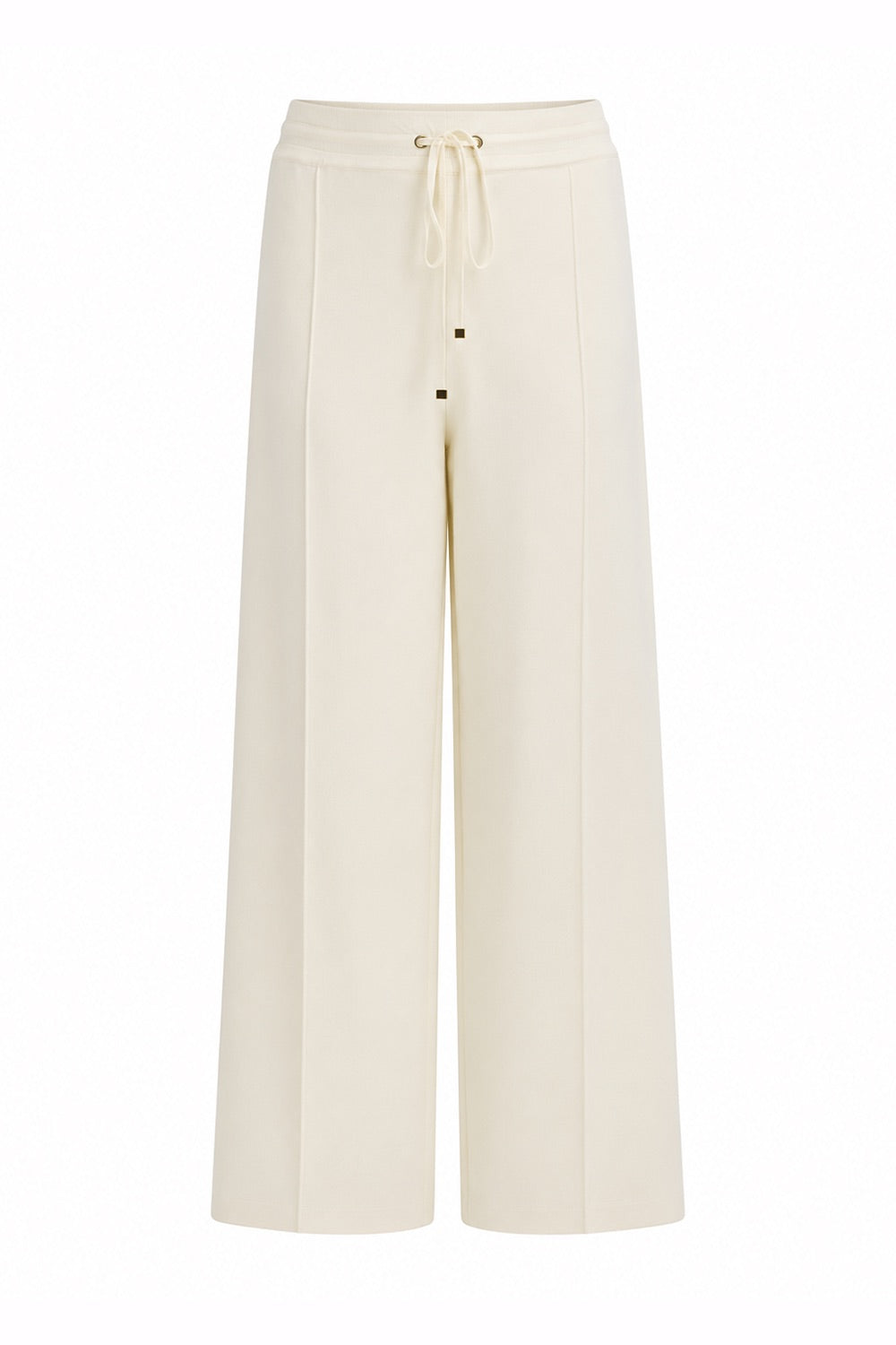 Drawstring Knitted Trousers – ECRU
