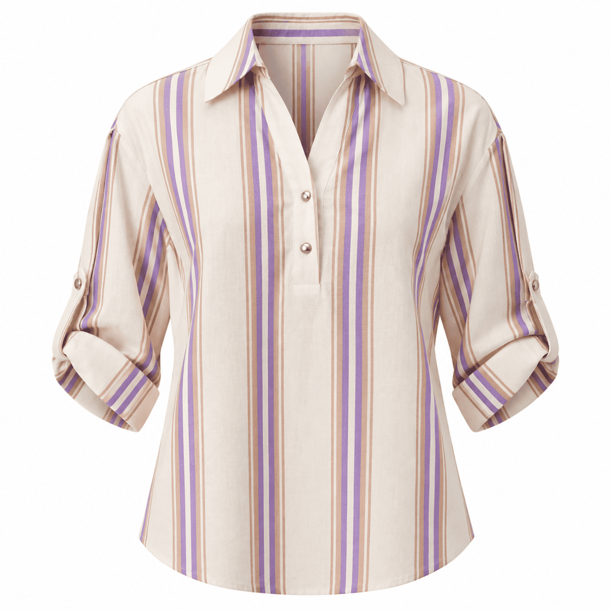 Melissa Short Sleeve Blouse - Multi Color