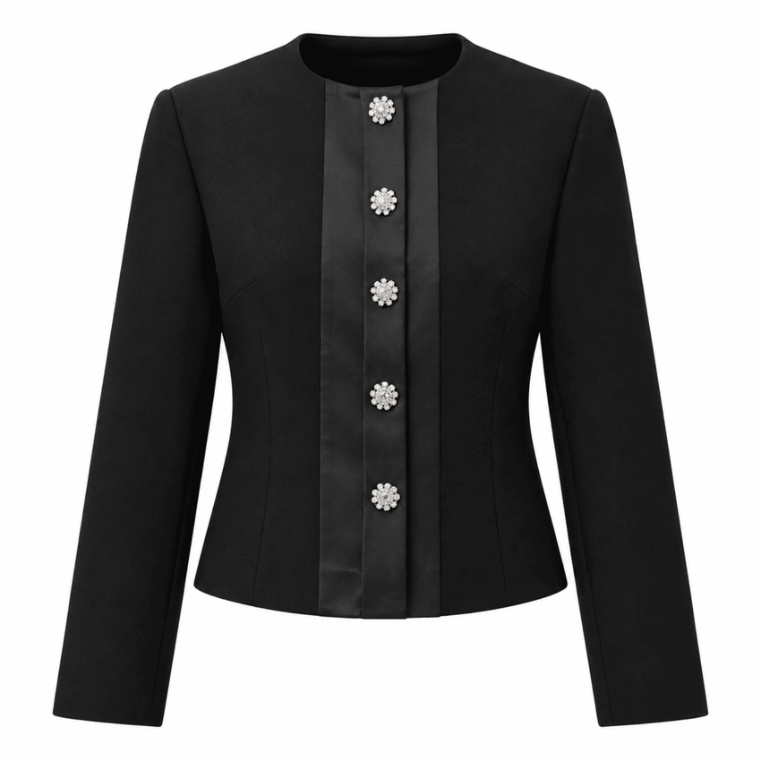 Aster Structured Jacket - BLACK