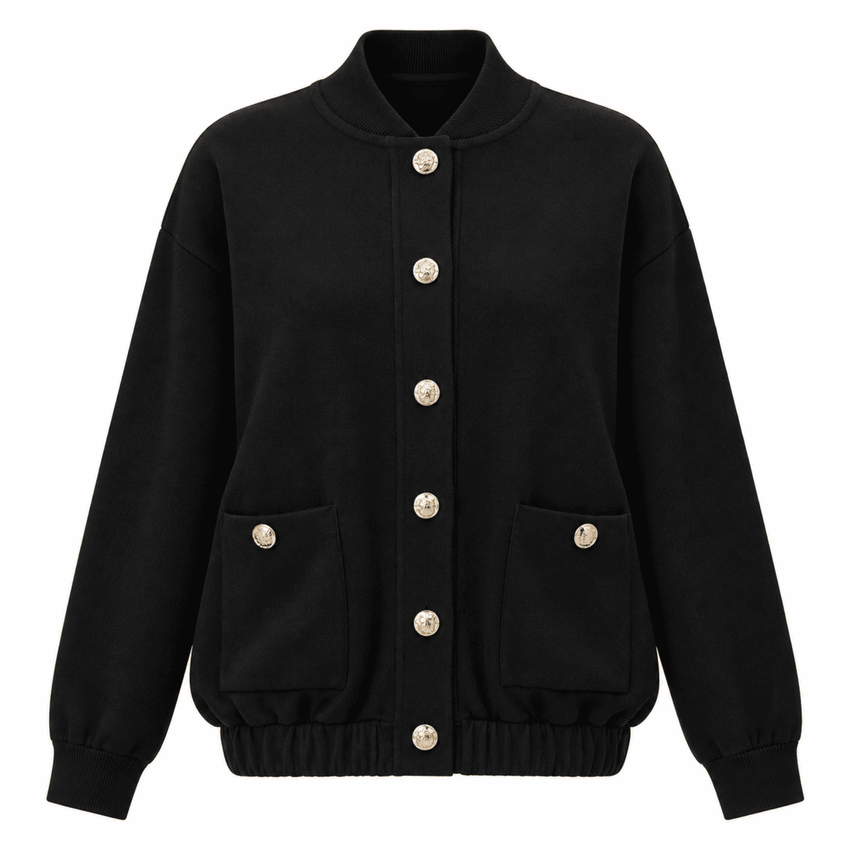 Barbara Knit Cardigan – BLACK