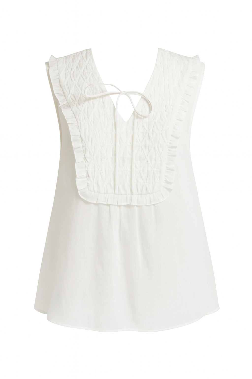 Chanler Sleveeless Lace Blouse - ECRU
