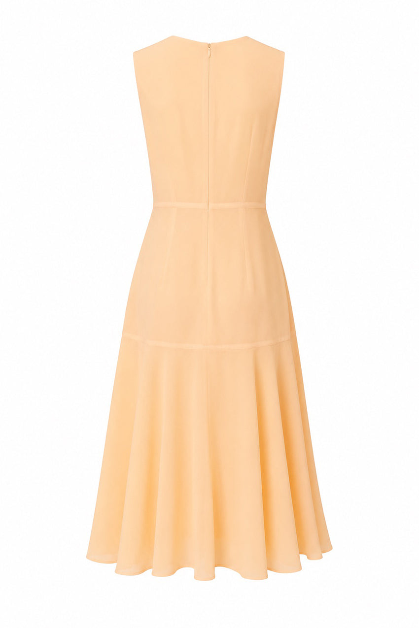 Elora Midi Dress - YELLOW