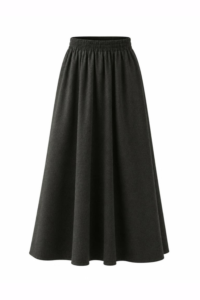 Lauryn Midi Skirt - GREY
