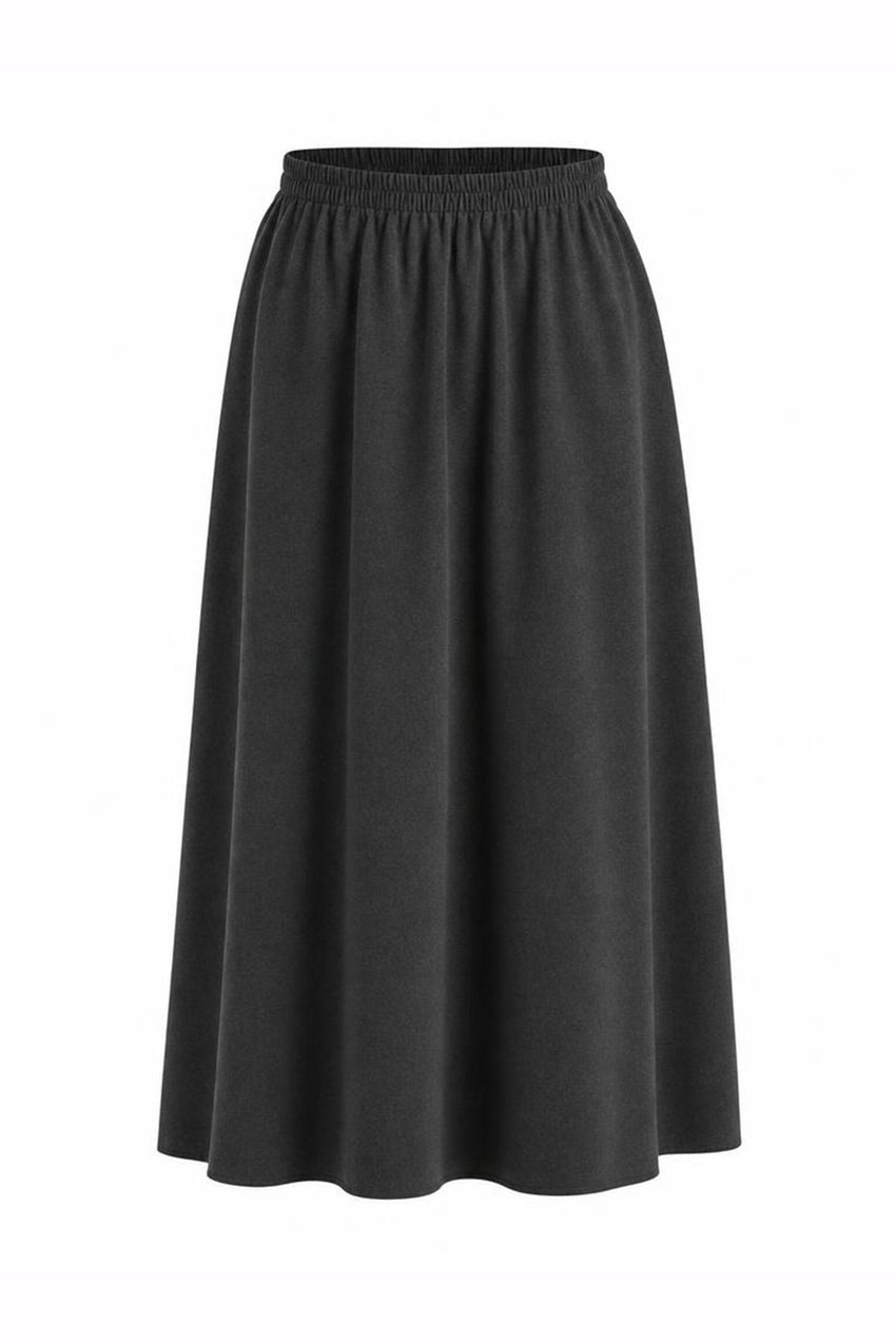 Lauryn Midi Skirt - GREY