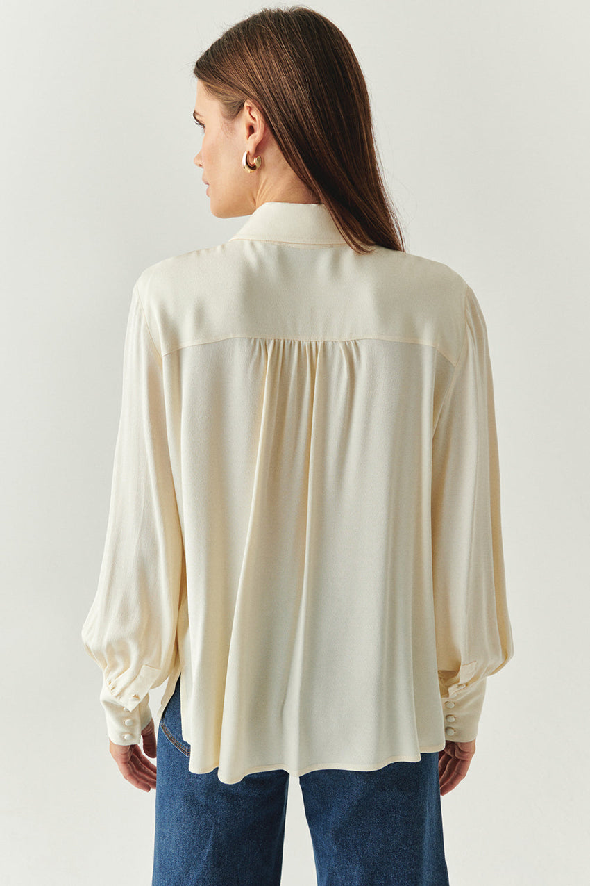 Harlee Long-Sleeve Shirt with Shirt Collar