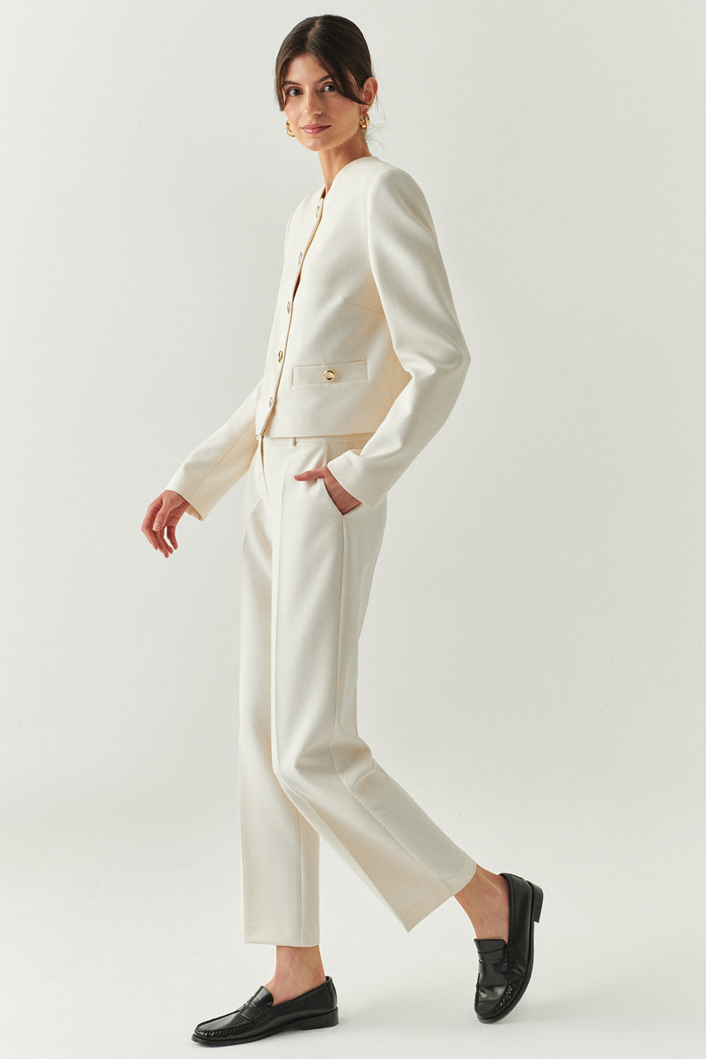 Coraline Tailored Pocketed Pants