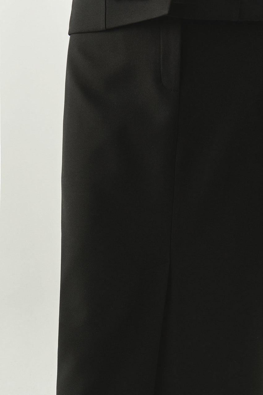 Arlette Belted Pocketed Skirt