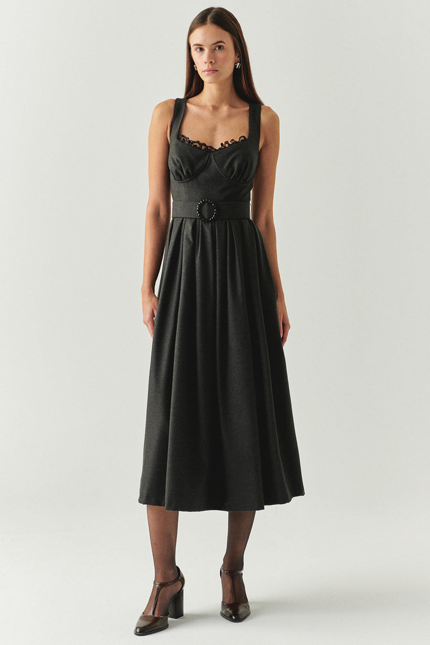 Ayleen Sleeveless Fit-and-Flare Dress