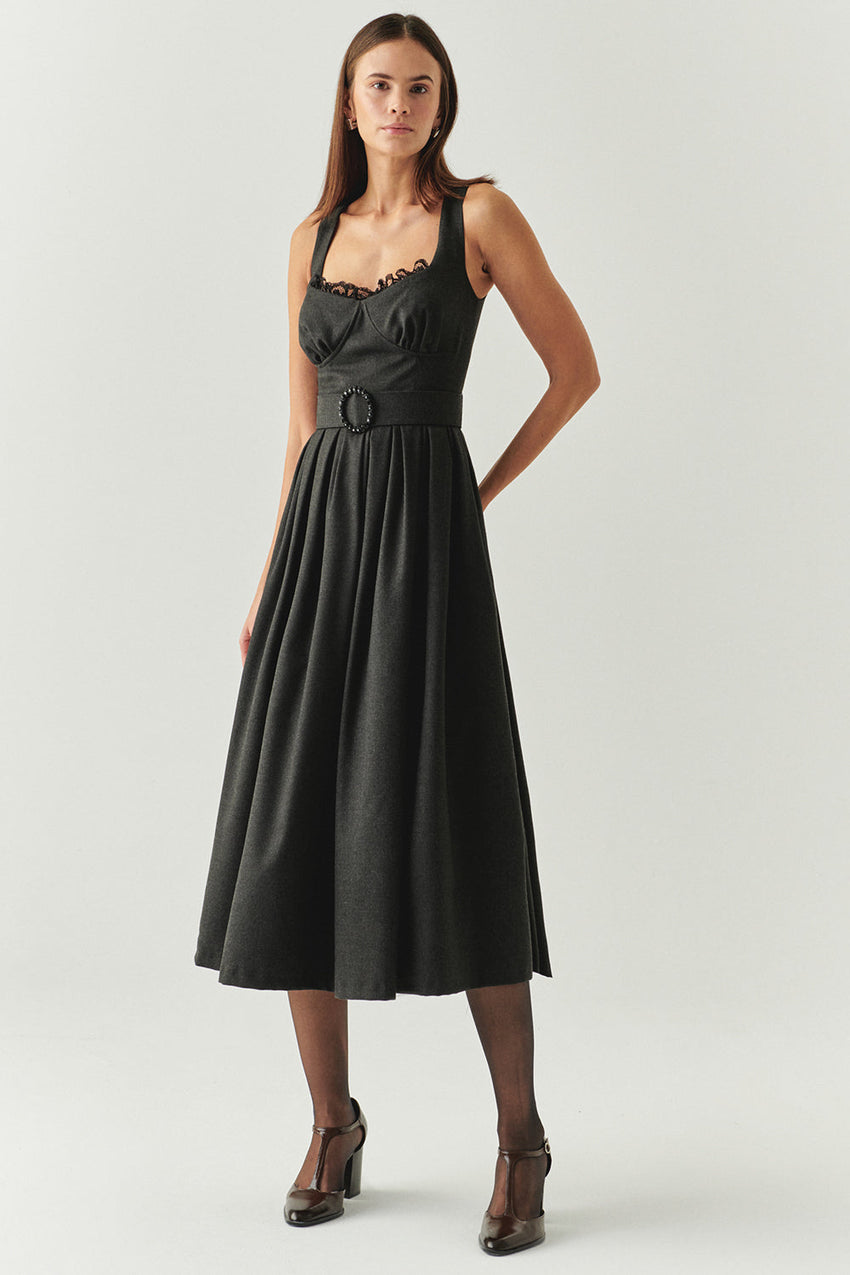 Ayleen Sleeveless Fit-and-Flare Dress