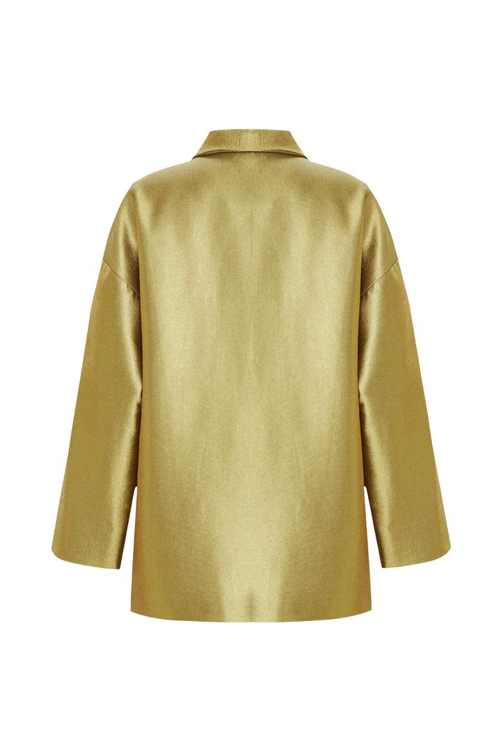 Wrap Front Blazer – YELLOW