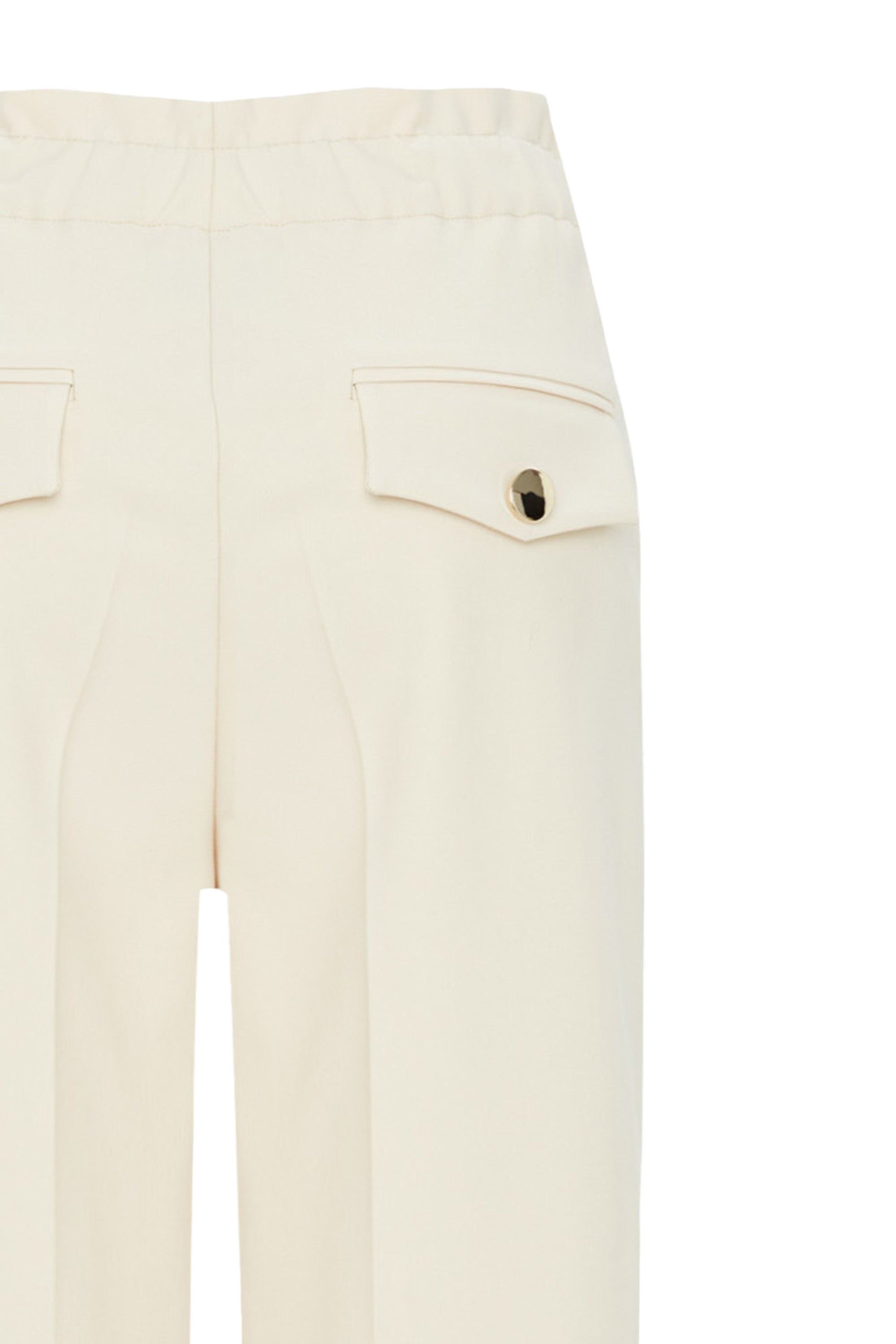 Alta Pants High Waist Wide Leg Pants - Ecru