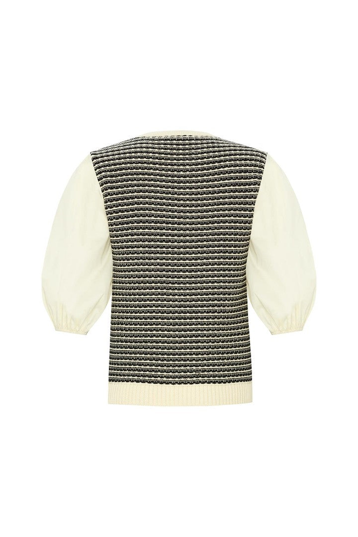 Ahlai Balloon Sleeve Blouse - MULTI COLOR