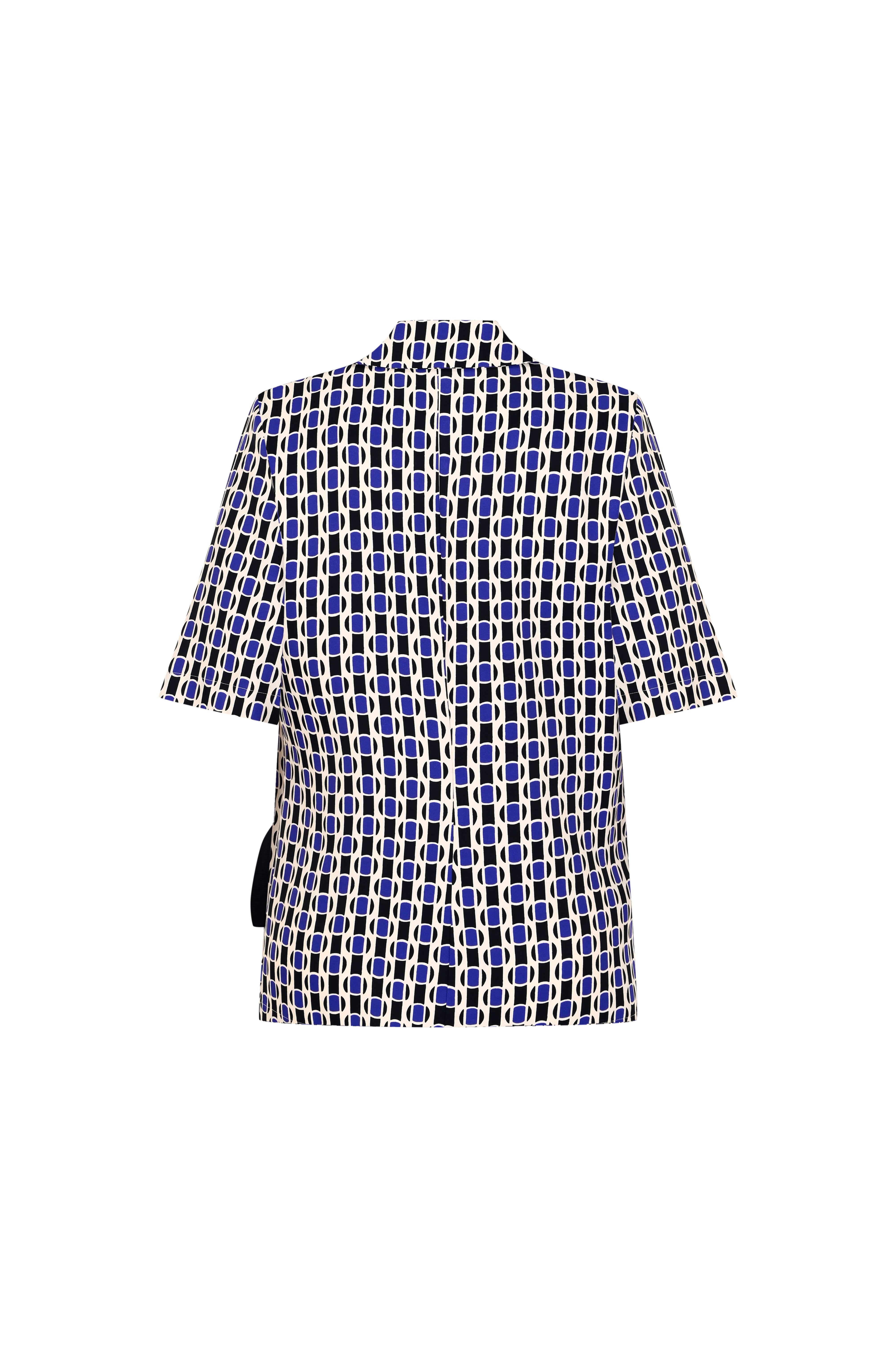 Madeline Belted Wrap Shirt - MULTI COLOR