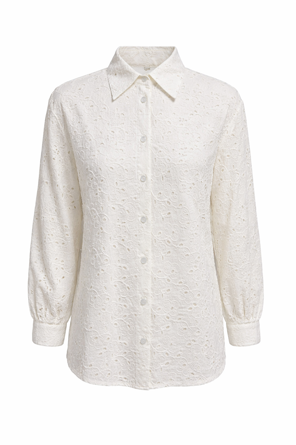 Marlee Broderie Anglaise Shirt - ECRU