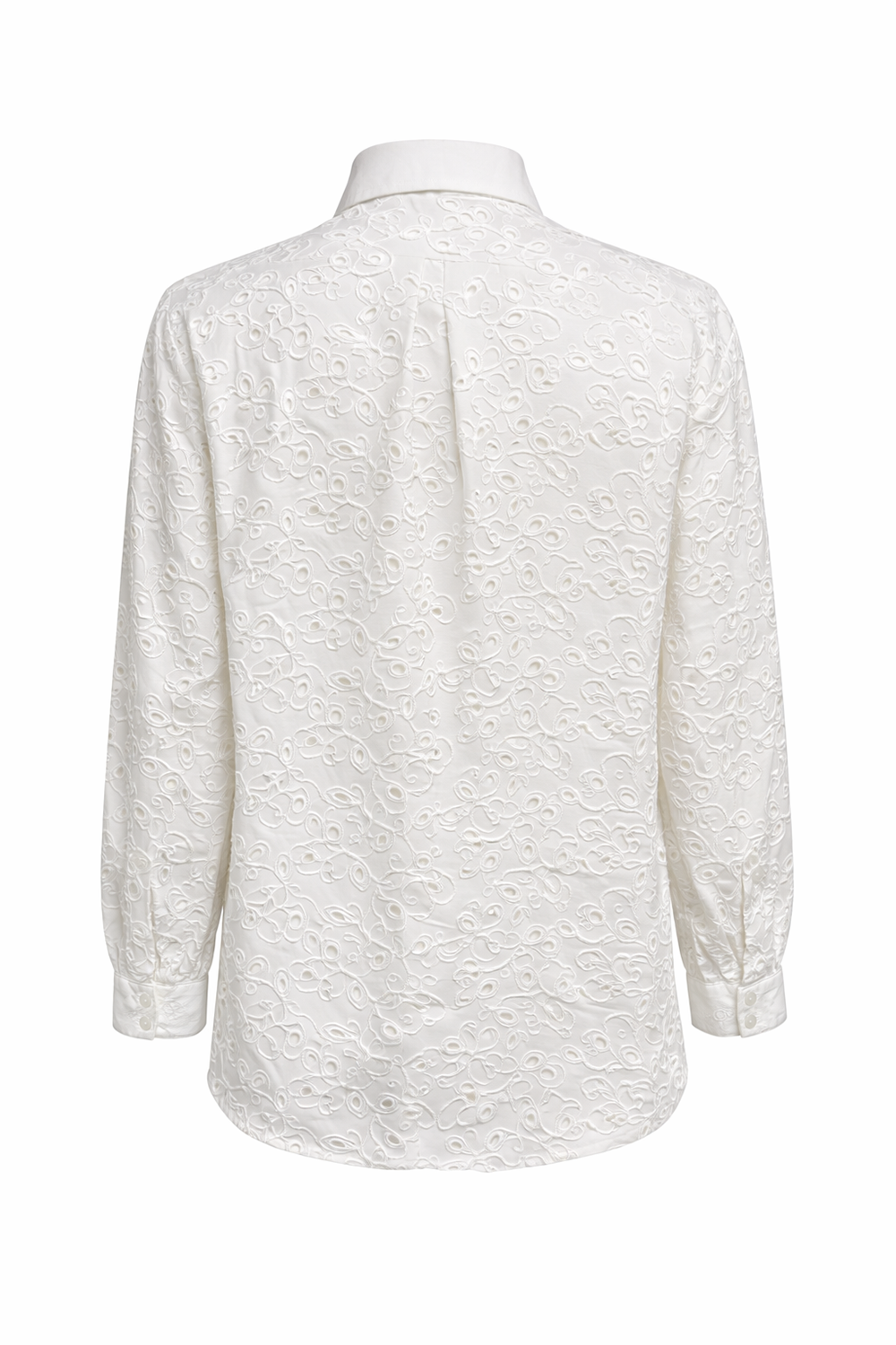 Marlee Broderie Anglaise Shirt - ECRU
