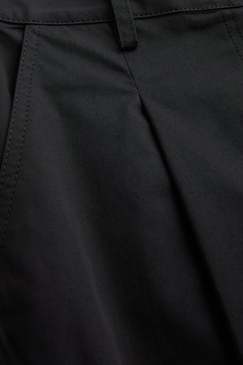 Regular Timeless Structured Trousers - Black