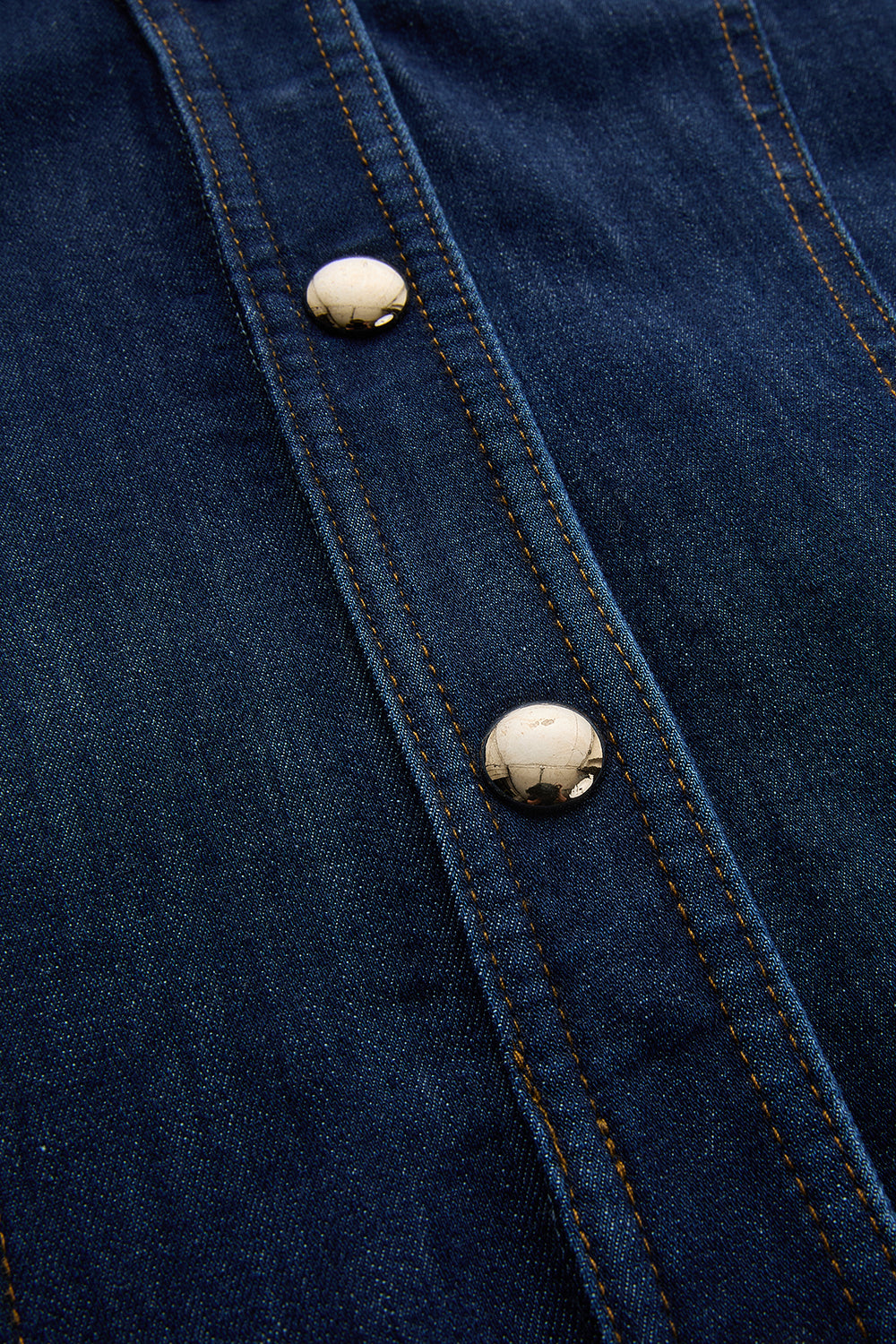 V-Neck Button-Front Batwing Sleeve Midi Dress - BLUE