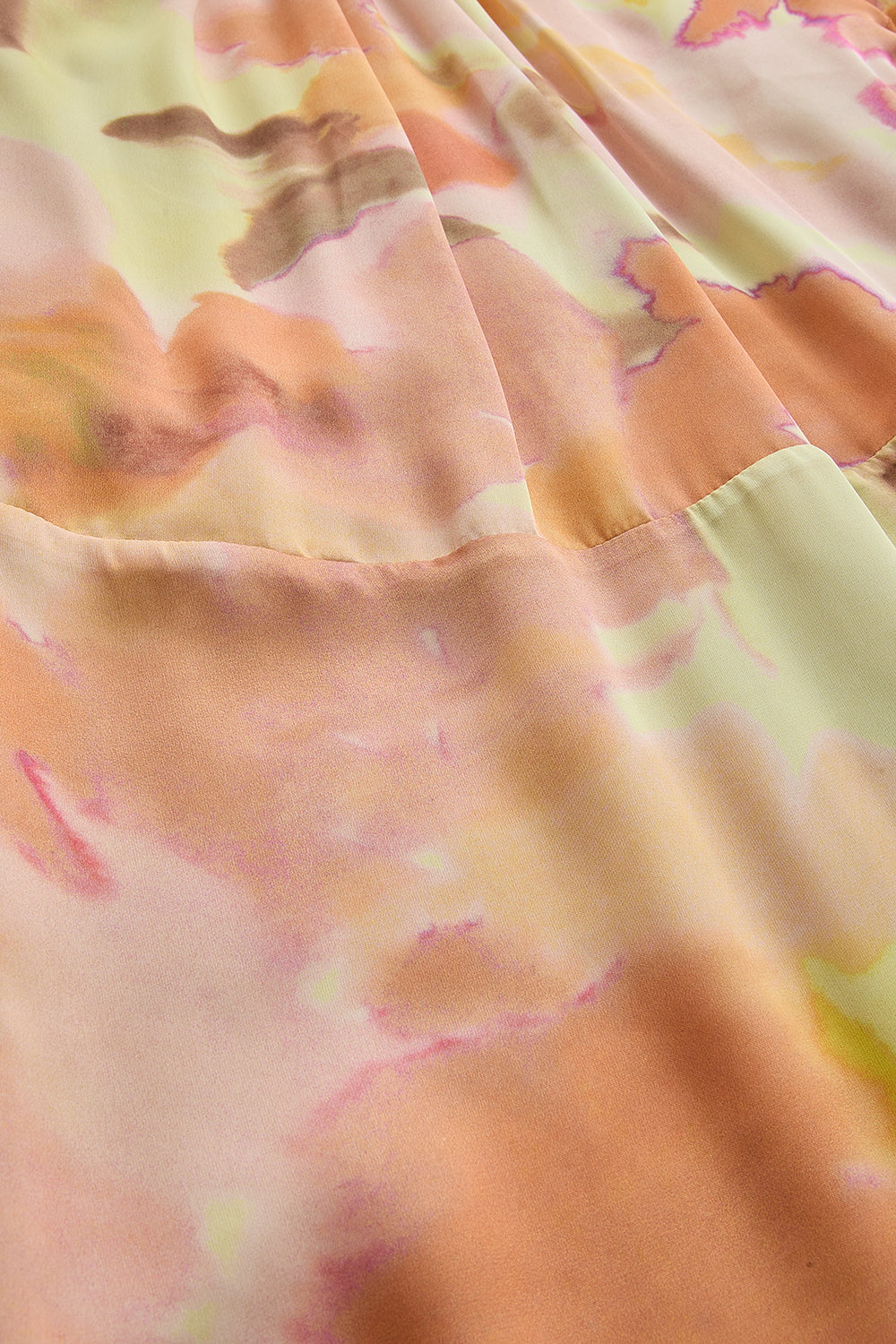 Crew Neck Midi Dress - Multi Color