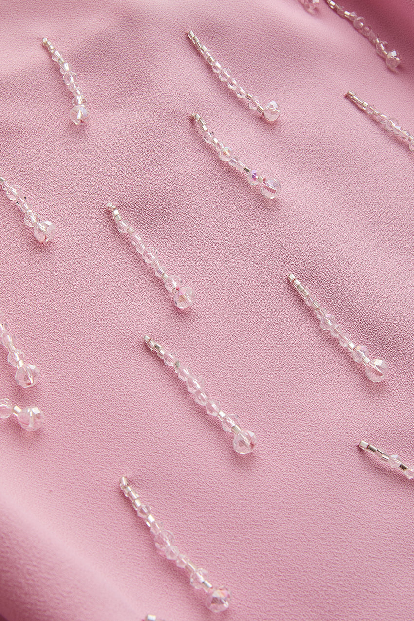 Strappy Mini Dress - Pink