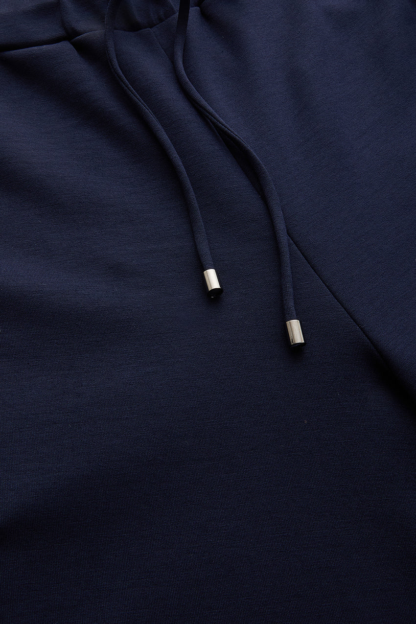 Relaxed Knit Lounge Trousers - Navy