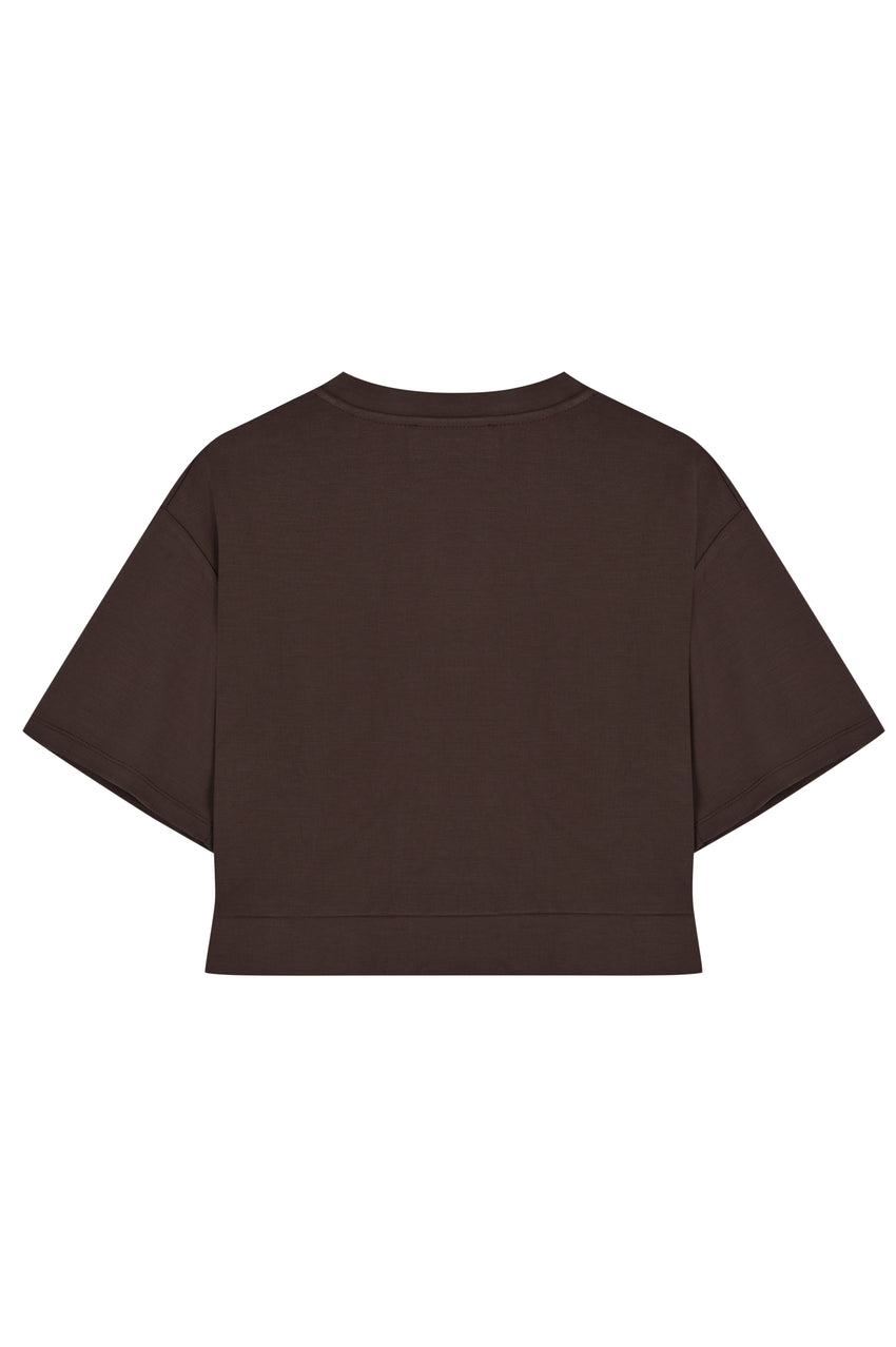 Brynn Tshirt-BROWN
