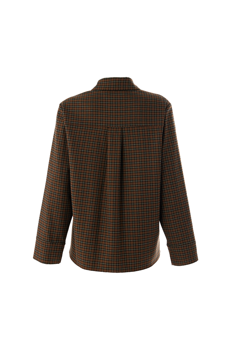 Hayley Long-Sleeve Shirt - Brown