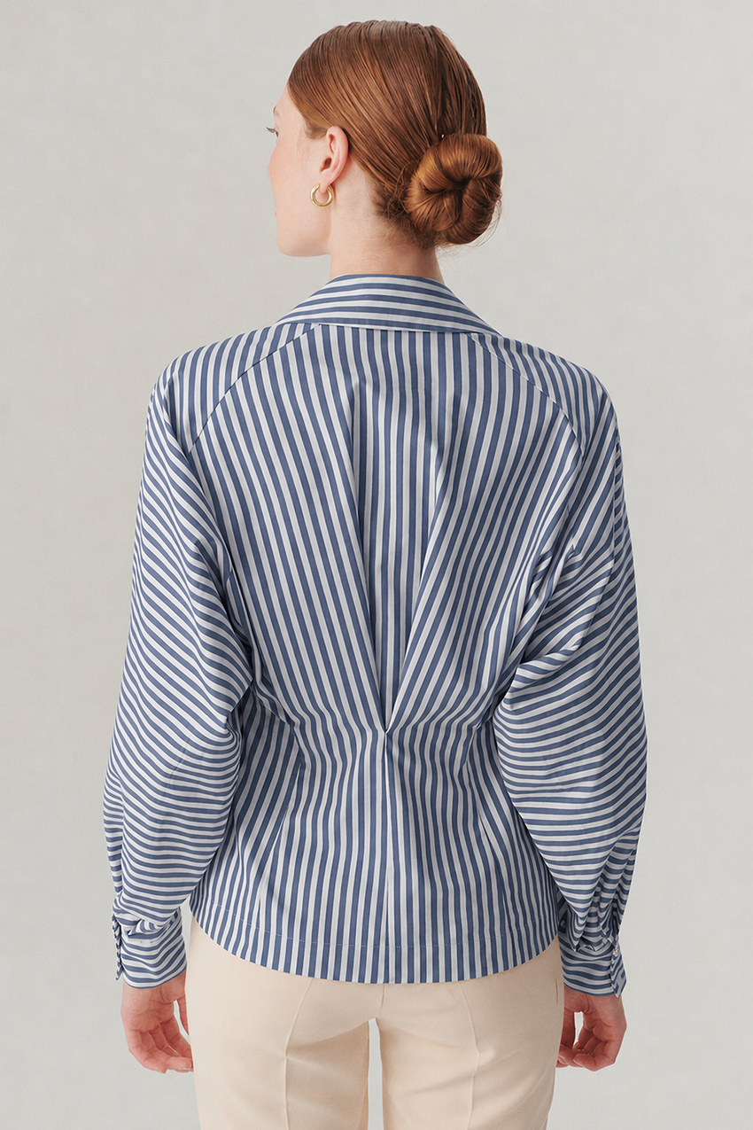 Emersyn Cotton Shirt - BLUE
