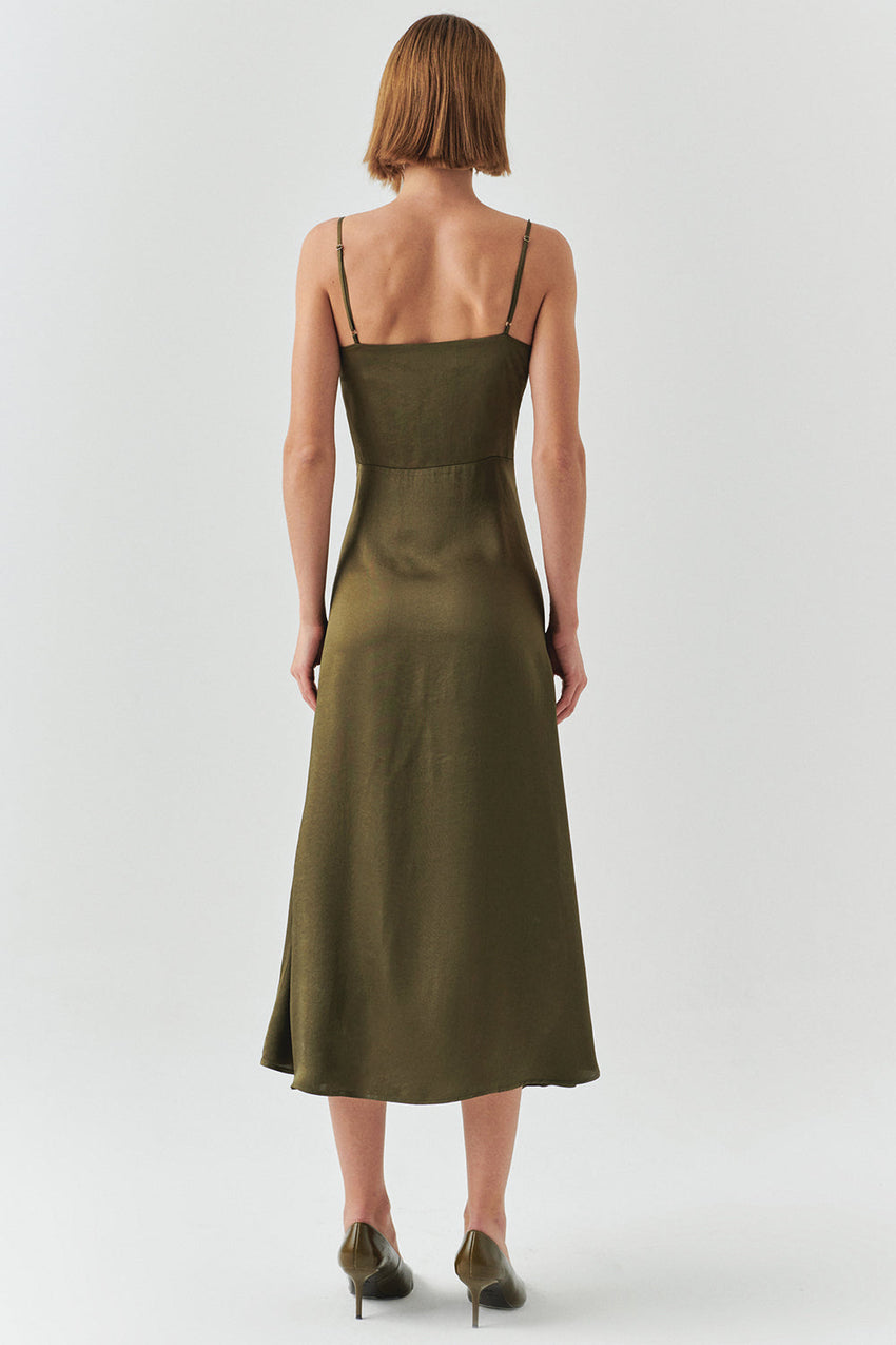 Macy Cowl Neck Sleeveless Dress