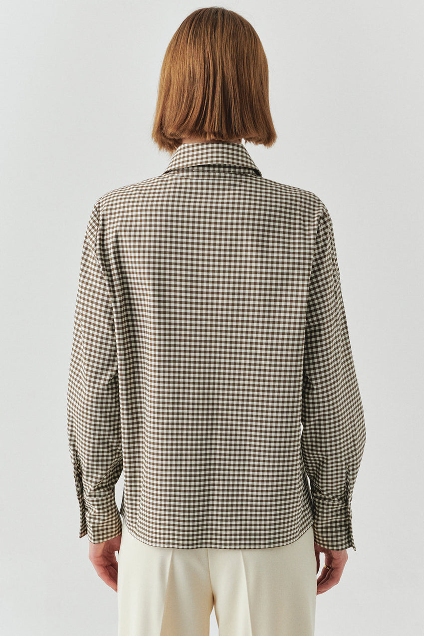 Jamie Poplin Gingham Button Down