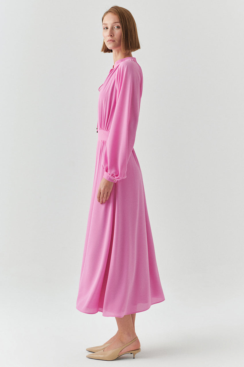 Kairi Long Sleeve Chiffon Dress