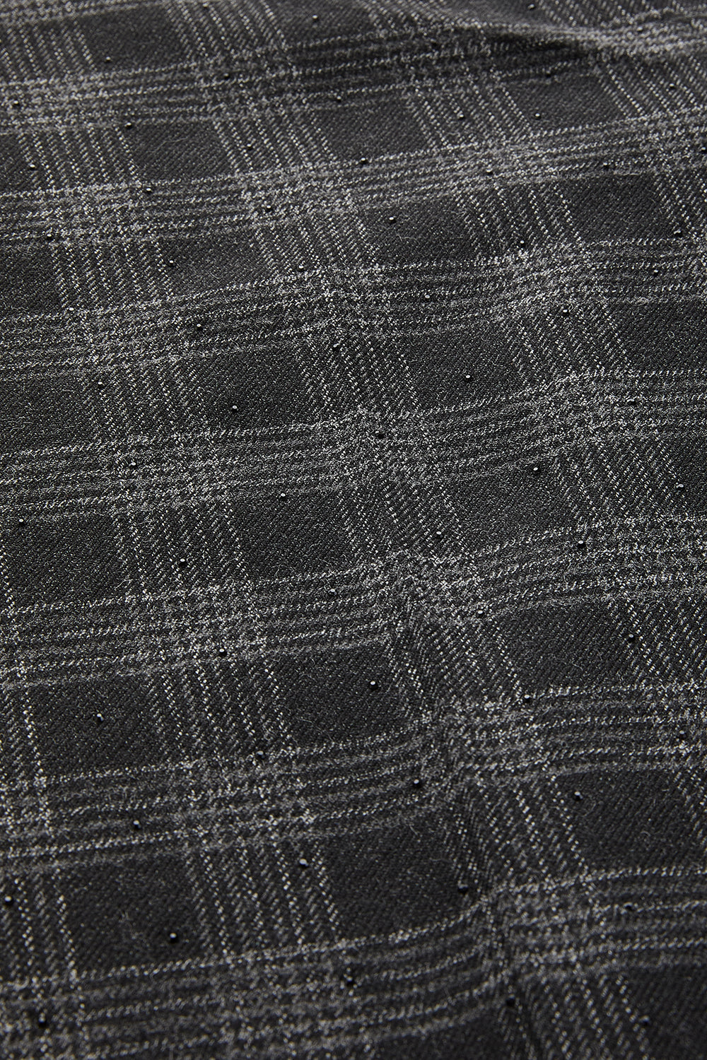 Emiliana Anthracite Check Pocketed Pants