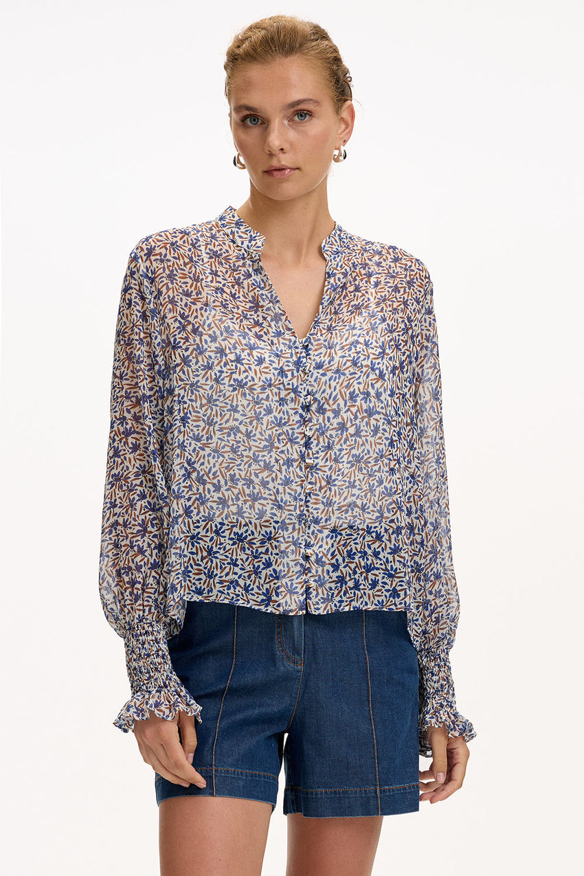 Kathleen Long Sleeve Shirt - MULTI COLOR