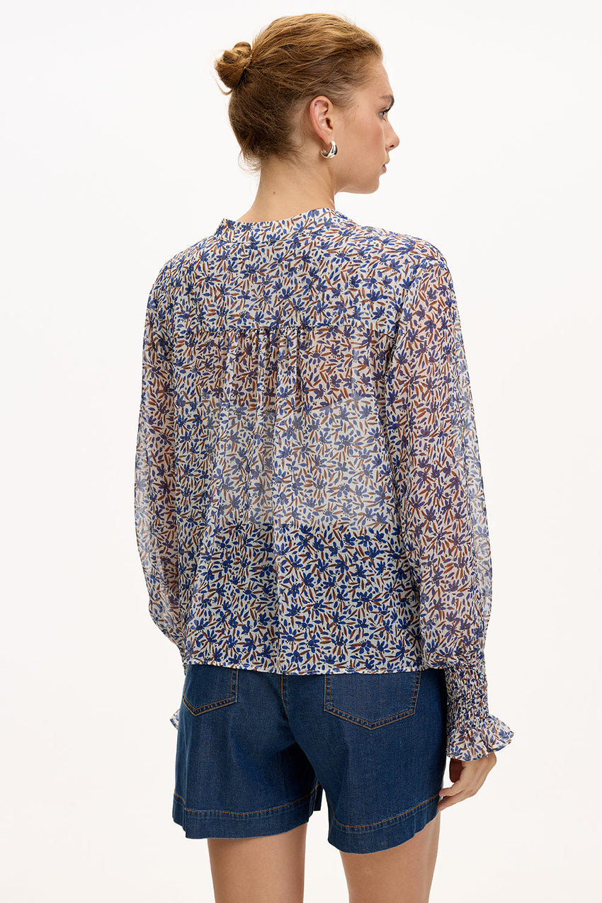 Kathleen Long Sleeve Shirt - MULTI COLOR
