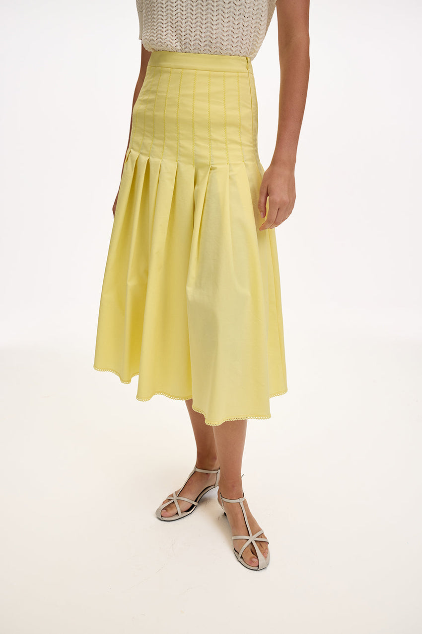 Midi Skirt - YELLOW