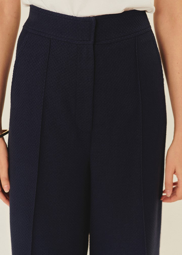 Tailored Wide-Leg Trousers